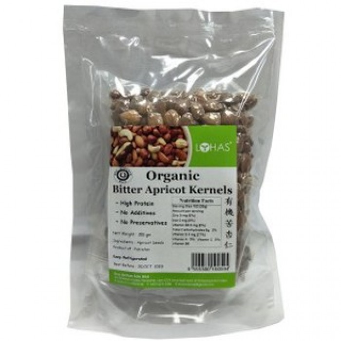 Lohas Organic Bitter Apricot Kernels 150g