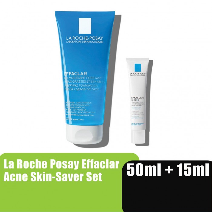 LA ROCHE POSAY Effaclar Acne Skin-Saver Set Skincare Set Untuk Jerawat - Anti Acne / Jerawat 祛痘 護膚品套裝