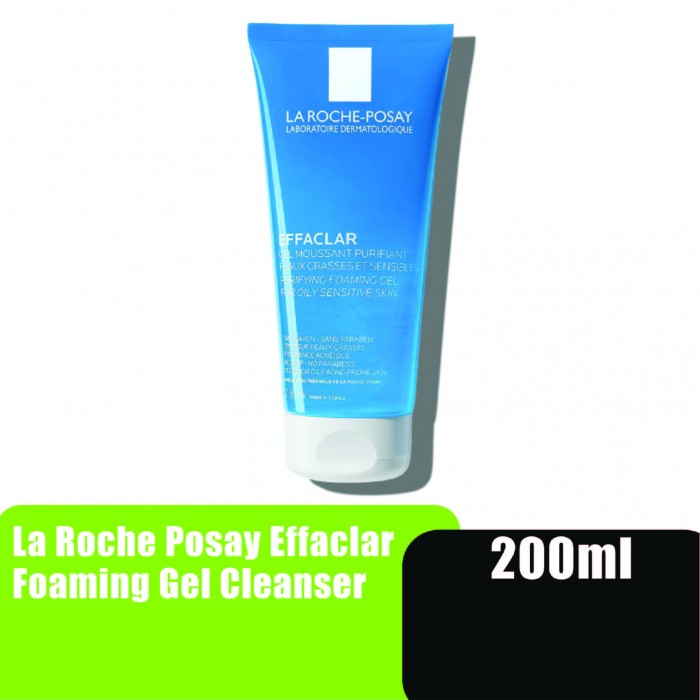 LA ROCHE POSAY Efflaclar Foaming Gel Cleanser Face Wash Pencuci Muka 200ML - Anti Acne / Jerawat 祛痘