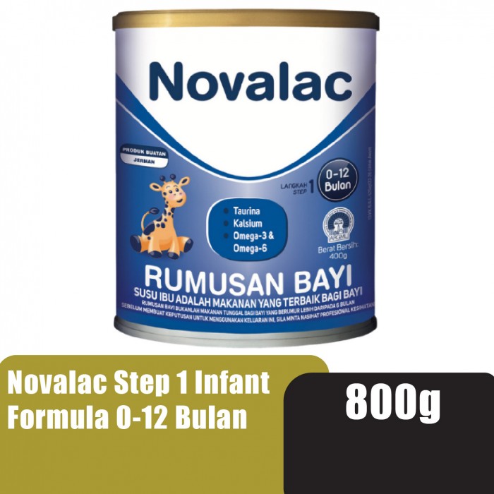 Novalac Step 1 Infant Formula 800G 0-12 Bulan