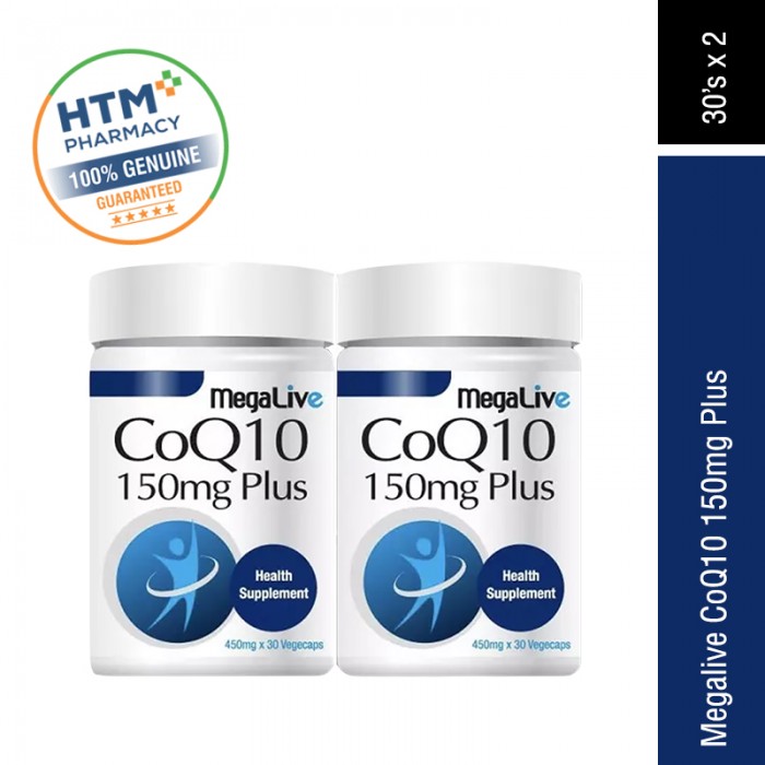 Megalive Coq10 150MG Plus 30'S x 2