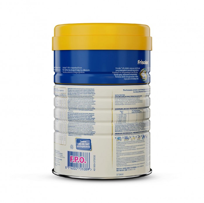 FRISOLAC AR Step 1 (0-12 Bulan) Milk Powder 400g - Susu Tepung Infant / Baby Milk Formula 奶粉