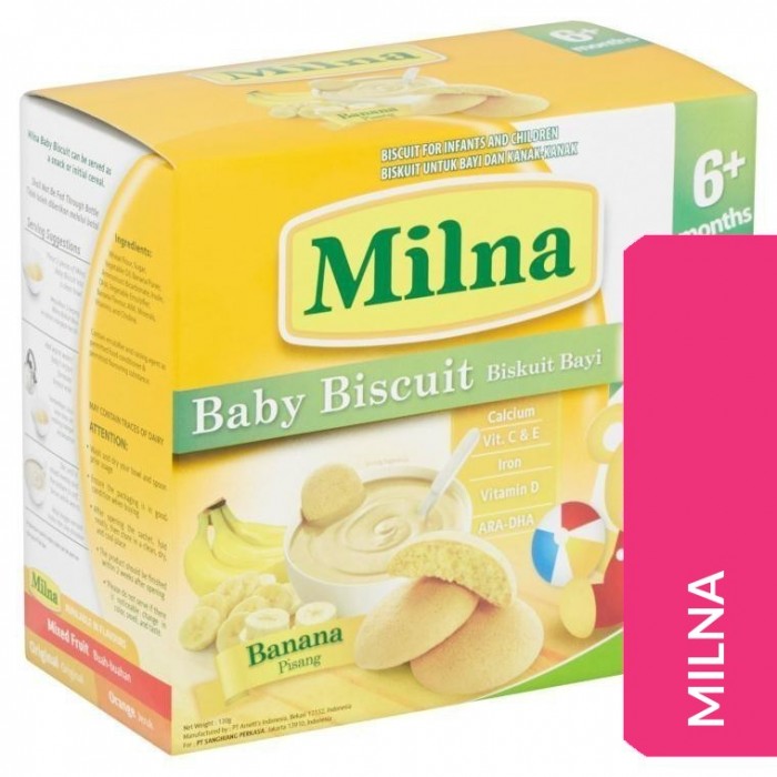 MILNA BABY RUSK 130G - BANANA