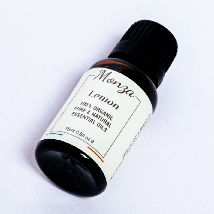 Monza Lemon Essential Oil 15ml - Aromatherapy Diffuser Humidifier, Massage Aromatherapy Oil Minyak Urut Aromaterapi 精油