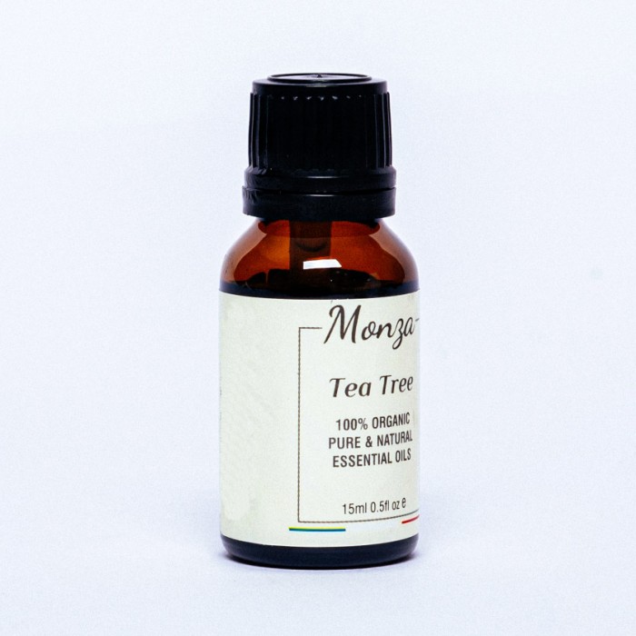 Monza Tea Tree Essential Oil 15ml - Aromatherapy Diffuser Humidifier, Massage Aromatherapy Oil Minyak Urut Aromaterapi