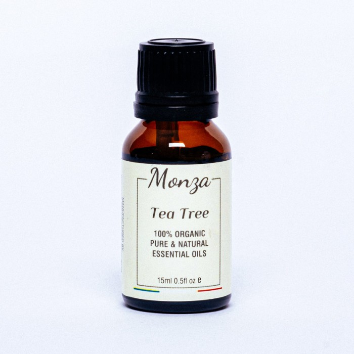 Monza Tea Tree Essential Oil 15ml - Aromatherapy Diffuser Humidifier, Massage Aromatherapy Oil Minyak Urut Aromaterapi