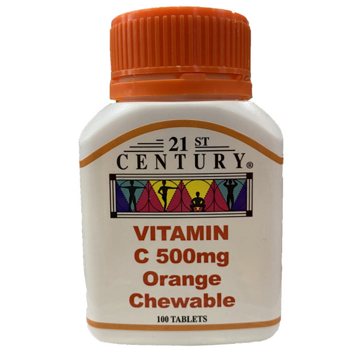 21st Century Chewable Vitamin C-500 100'S