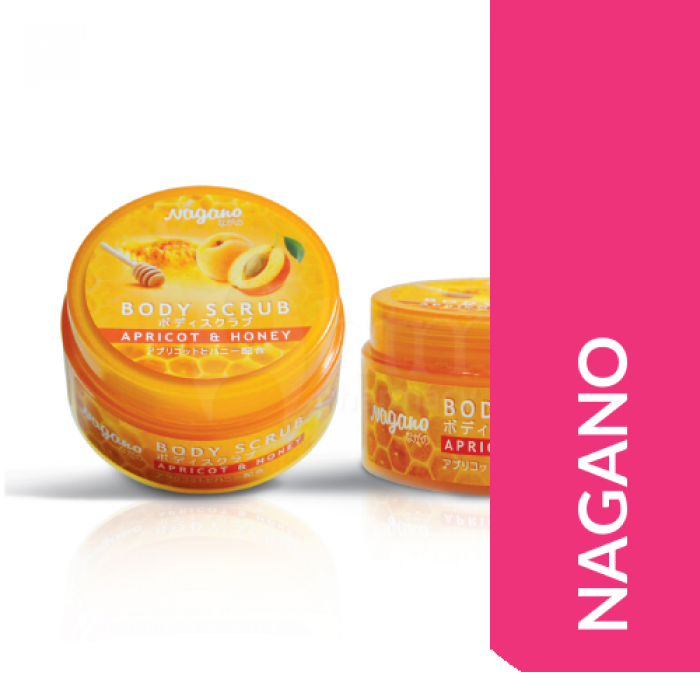 NAGANO BODY SCRUB WITH APRICOT AND HONEY 100ML