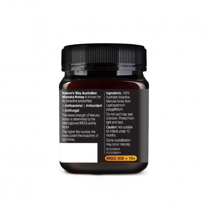 Nature's Way Australian Manuka Honey MGO300 250g (Madu support for immunity & digestive balance)活性蜂蜜