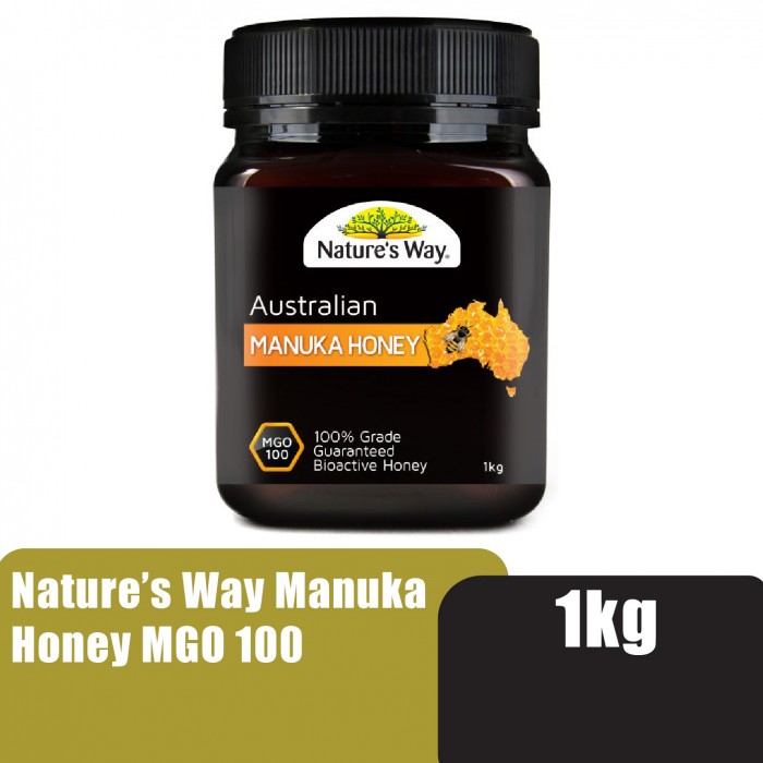 Nature's Way Australian Manuka Honey MGO100 1kg (Madu support for immunity & digestive balance)/活性蜂蜜