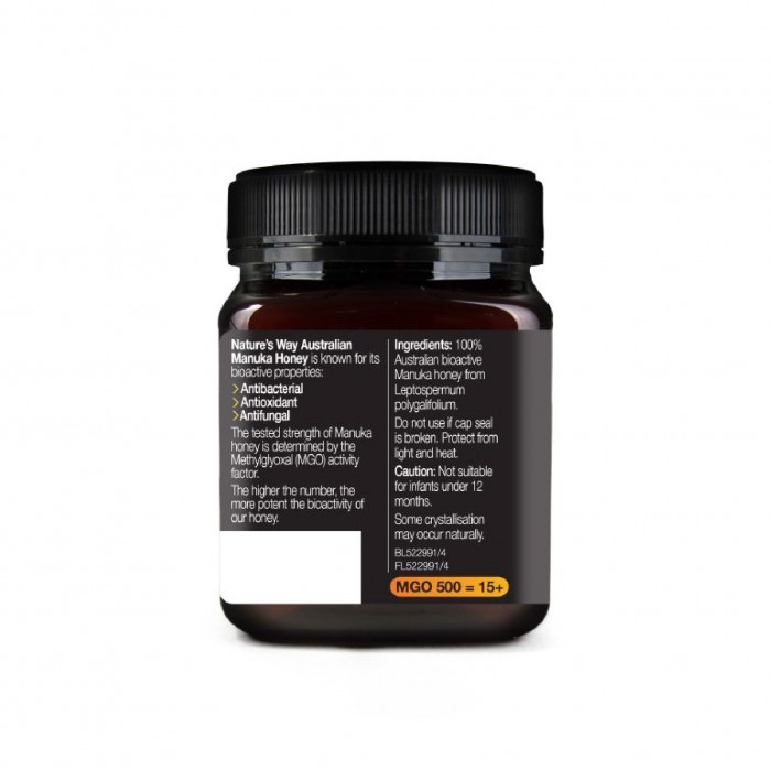 Nature's Way Australian Manuka Honey MGO500 250g (Madu support for immunity & digestive balance)/活性蜂蜜