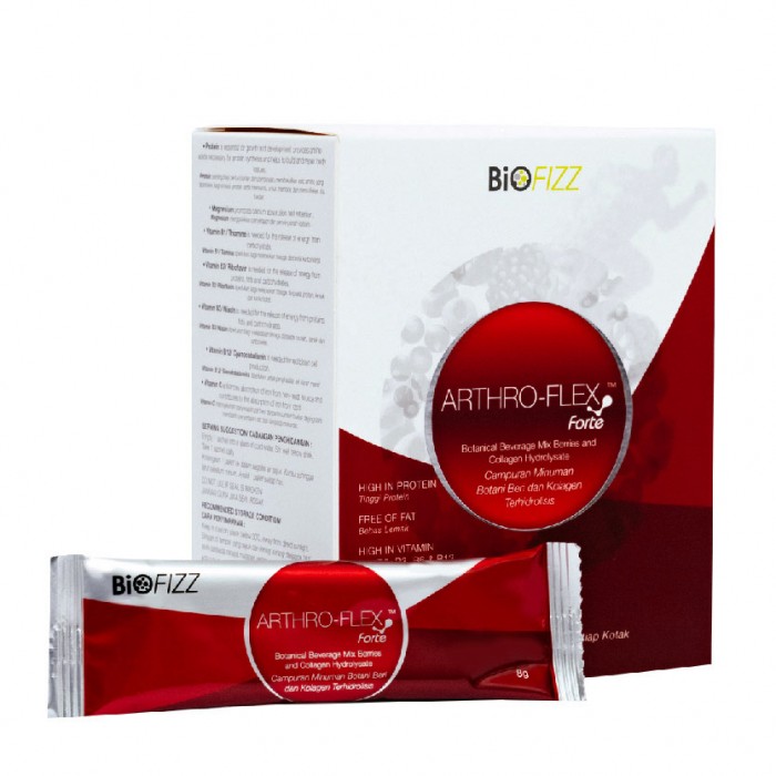 BIOFIZZ Arthro-Flex Forte 8g x 20'S Knee Support Bone and Joint Supplement