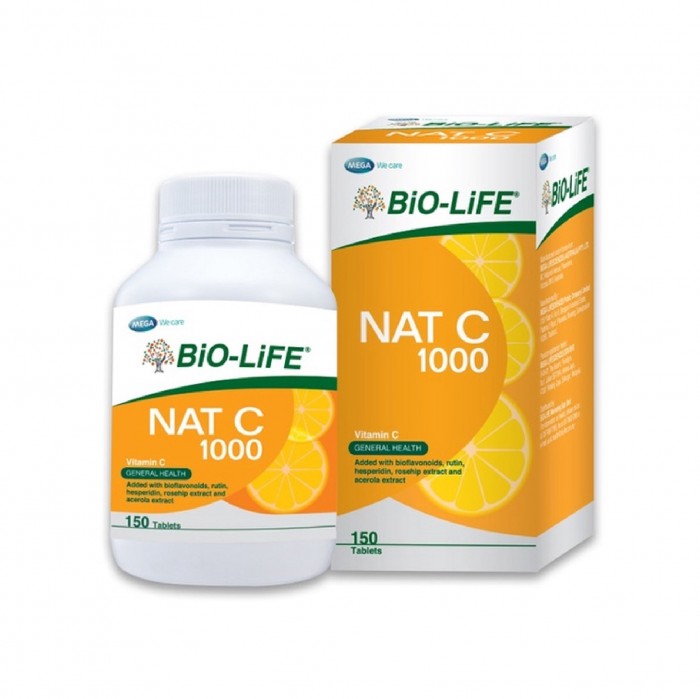 [VITAMIN C] Bio-Life Nat C 1000 150'S