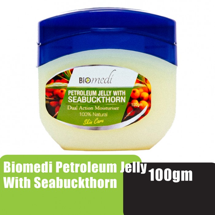 BIOMEDI Petroleum Jelly Lip Balm With Seabuckthorn 100gm 护唇膏For Dry Lip