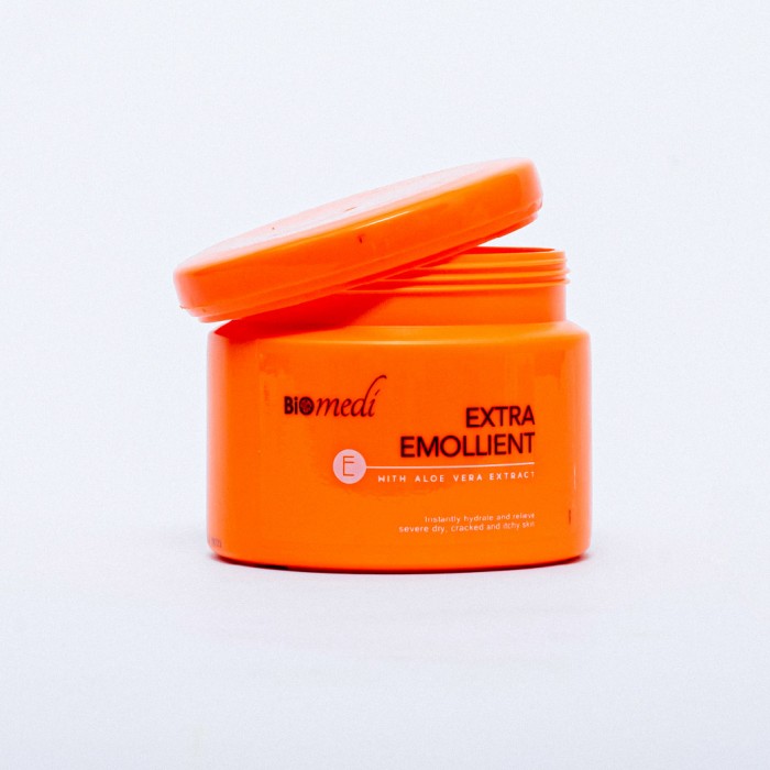 BIOMEDI Extra Emollient 500g with Aloe Vera & Papaya Extract - Skin Moisturizer & Hydrating Cream (for Dry Skin)