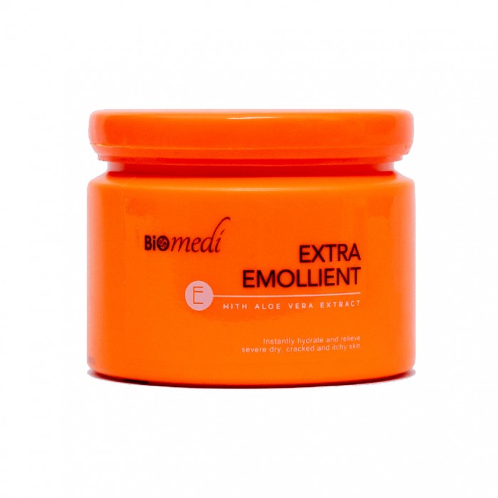 BIOMEDI Extra Emollient 500g with Aloe Vera & Papaya Extract - Skin Moisturizer & Hydrating Cream (for Dry Skin)