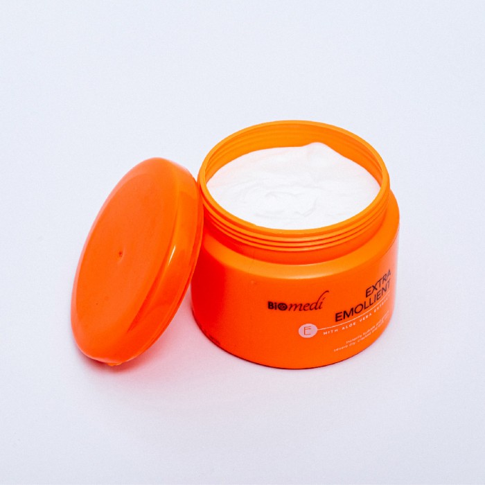 BIOMEDI Extra Emollient 500g with Aloe Vera & Papaya Extract - Skin Moisturizer & Hydrating Cream (for Dry Skin)