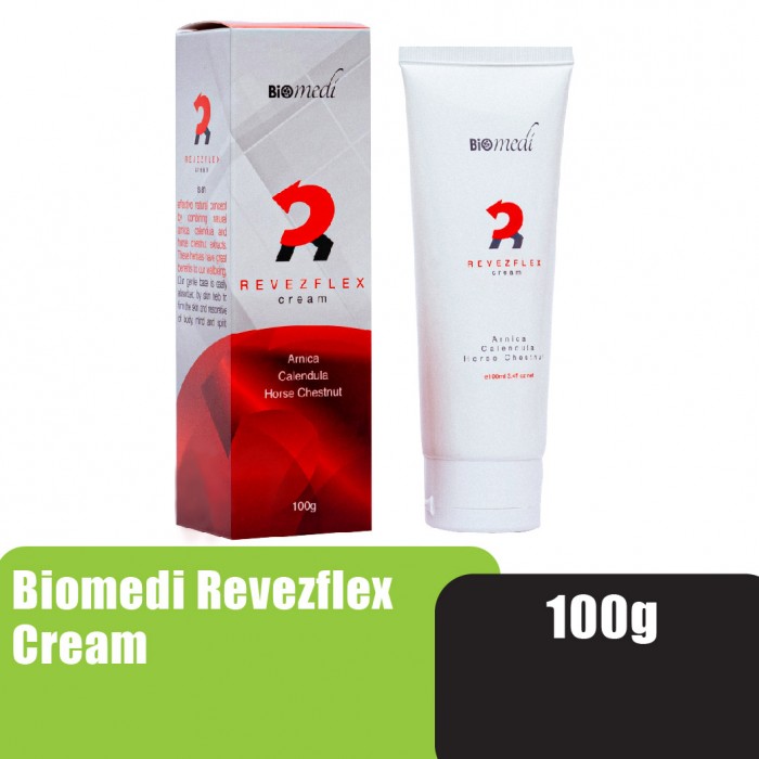 BIOMEDI Revezflex Cream With Calendula 100g - For Reduce Muscle & Joint Pain, Arthritis