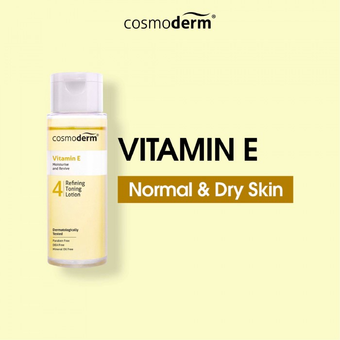 Cosmoderm Vitamin E Refining Toning Lotion 100ml