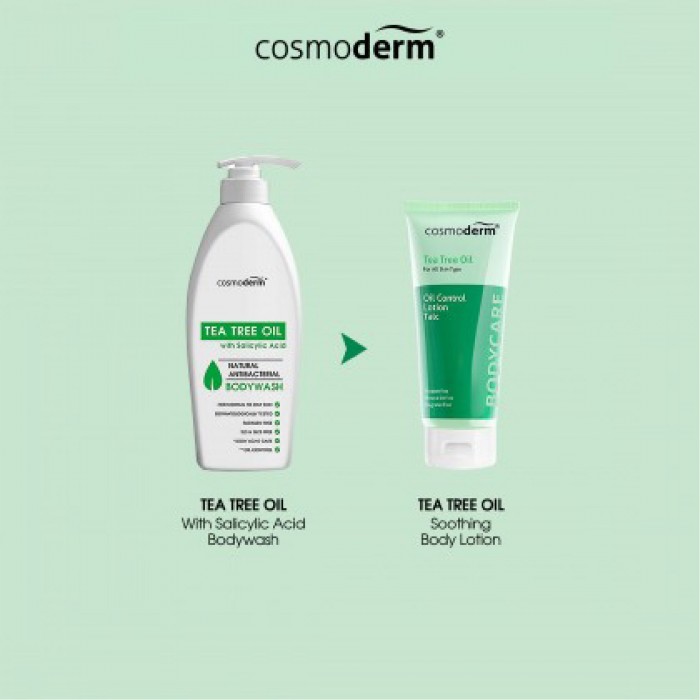 Cosmoderm Tea Tree Oil Body Wash 500ml