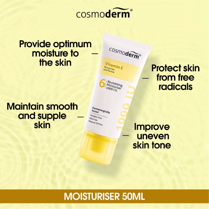 Cosmoderm Vitamin E Revitalising Moisturiser 1000 I.U. 50ml