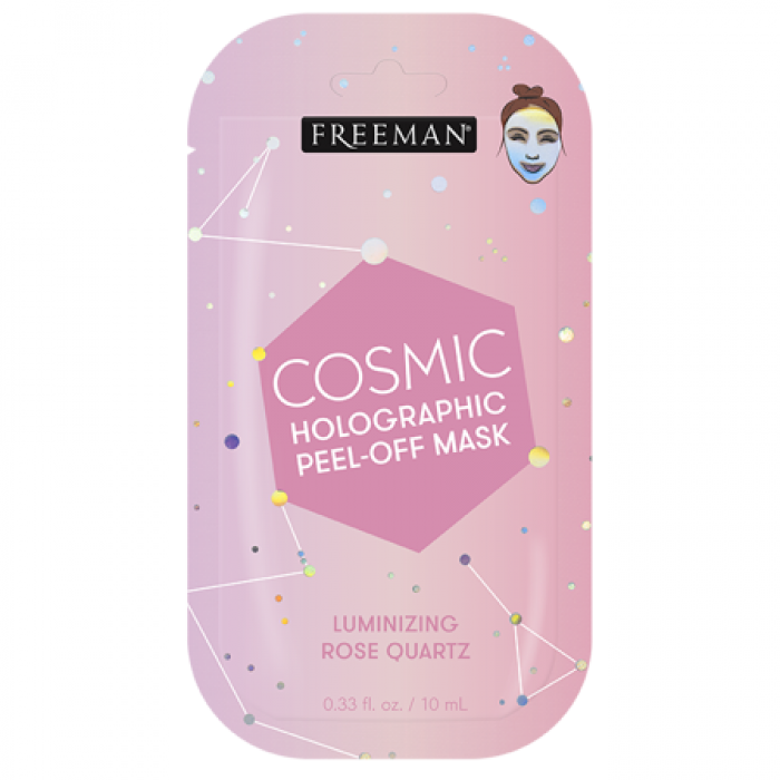 Freeman Cosmic Holographic Peel-Off Mask - Luminizing Rose Quartz 0.33 fl oz (10 ml)