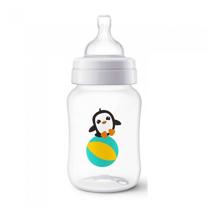 Avent Classic+ Feeding Bottle 9OZ/260ML - Penguin Design