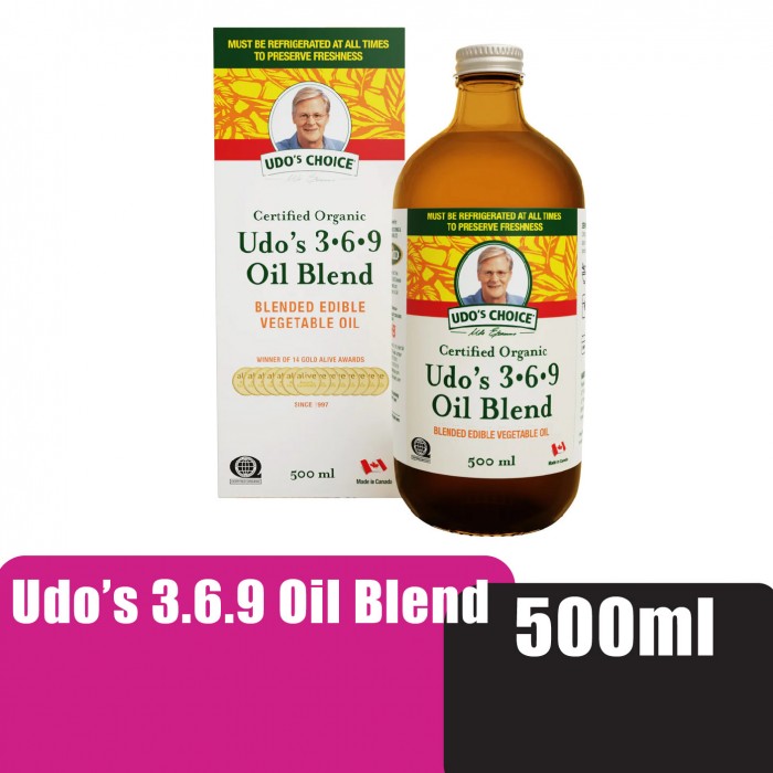 Udo's  3.6.9 Organic Vegetable Oil Blend 500ml