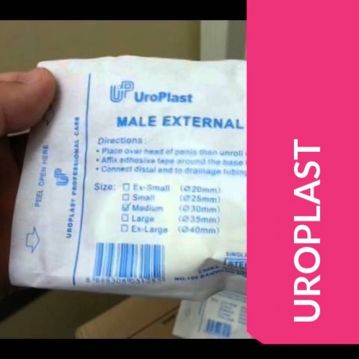 UROPLAST MALE EXTERNAL CATHETER SIZE 30MM 1'S(860038)