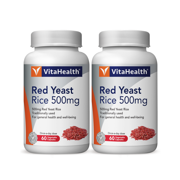 Vitahealth Red Yeast Rice 60'S x 2