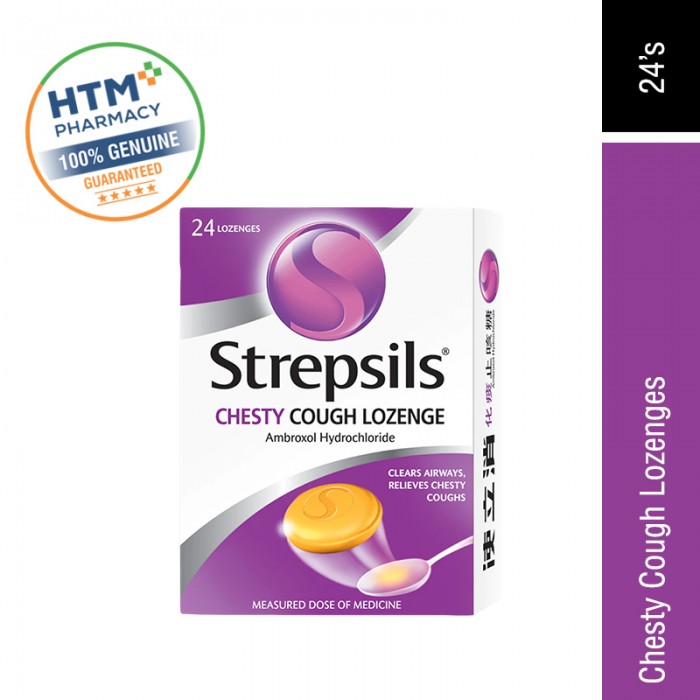 STREPSILS CHESTY COUGH LOZENGE 24'S