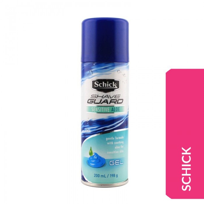 SCHICK SHAVE GUARD SENSITIVE ALOE GEL 200ML/198G