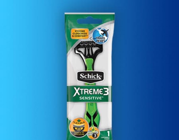 SCHICK XTREME3 SENSITIVE 1 DISPOSABLE (X3-D1)