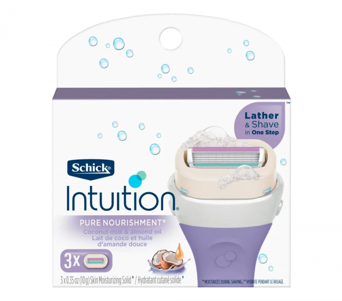 SCHICK INTUITION REFILL - COCONUT MILK & ALMOND OIL