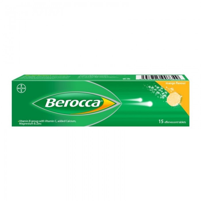 Berocca Effervescent 15's (Mango)