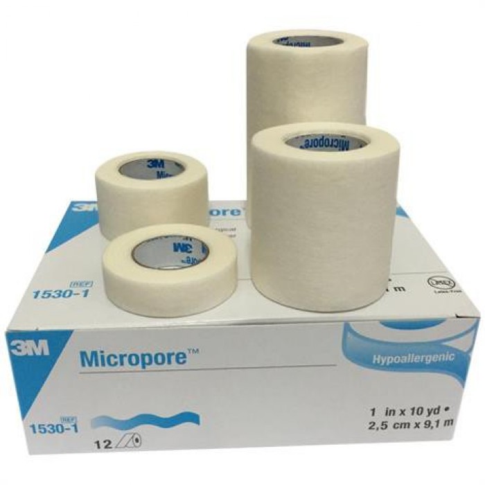 ECOPORE SURGICAL TAPE 1/2 (1.25CM x 9.2M) 24'S