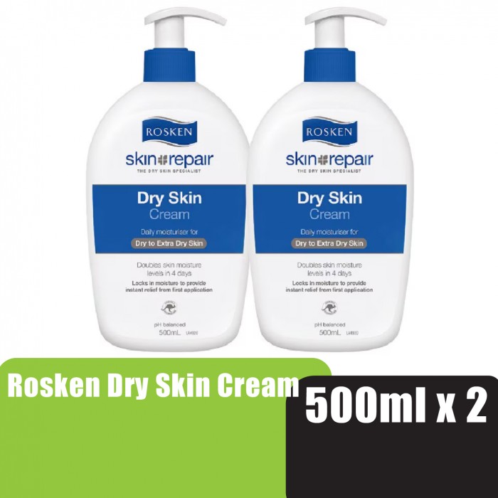 Rosken Dry Skin Cream 500ML X 2 (601697)