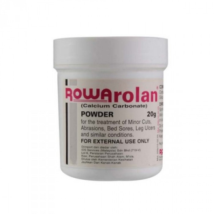 ROWAROLAN CALCIUM CARBONATE POWDER 20G