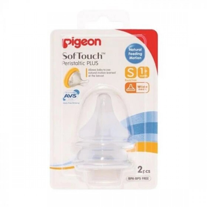 Pigeon Soft Touch Silicon Nipple 1Month+ (26654)