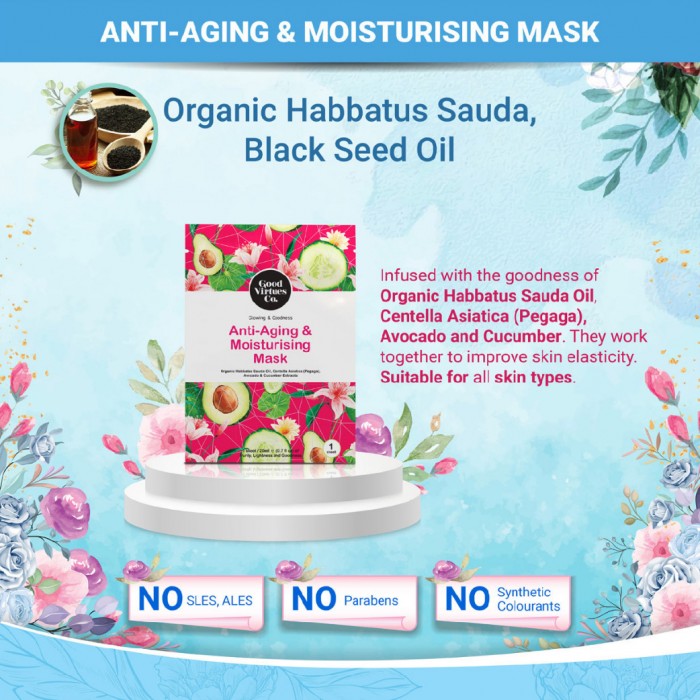 Good Virtues Co Anti-aging & Moisturising Mask 5's