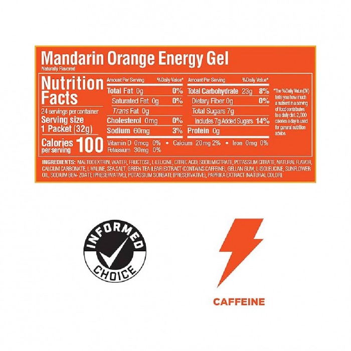 [HTM Online Exclusive] GNC Gu Energy Gel 32g - Manadarin Orange