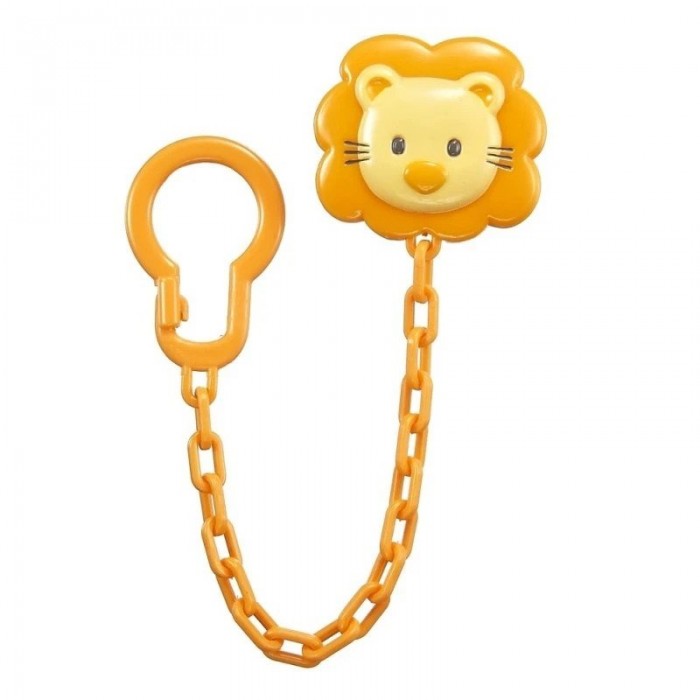 SIMBA PACIFIER HOLDER-CHAIN TYPE (P1742) - Orange