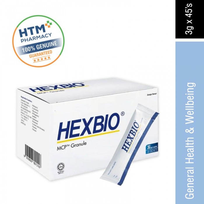 [PROBIOTICS] Hexbio 3g x 45's