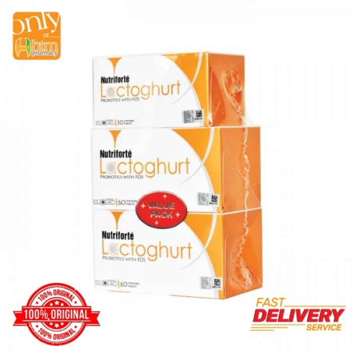 [PROBIOTICS] NUTRIFORTE LACTOGHURT 60'S X 2 FOC 30'S