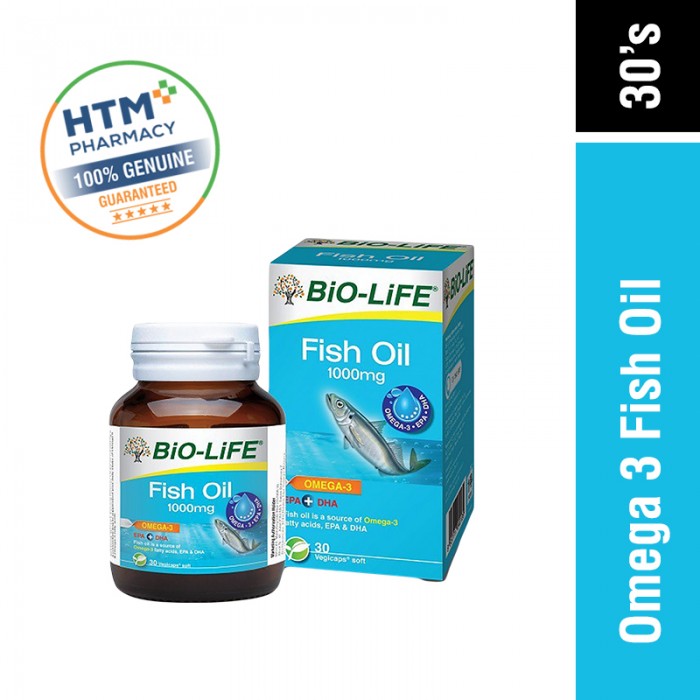 Bio-Life Omega-3 Fish Oil 1000mg 30'S