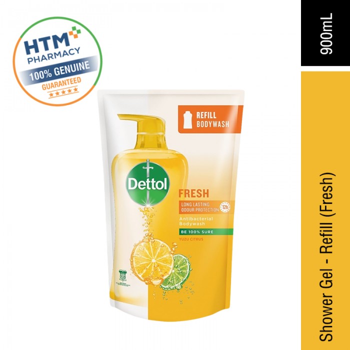 DETTOL SHOWER GEL 900ML (REFILL) - FRESH