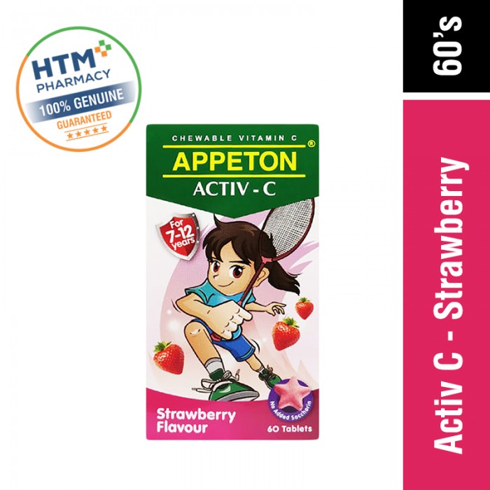 Appeton Activ-C 60'S - Strawberry