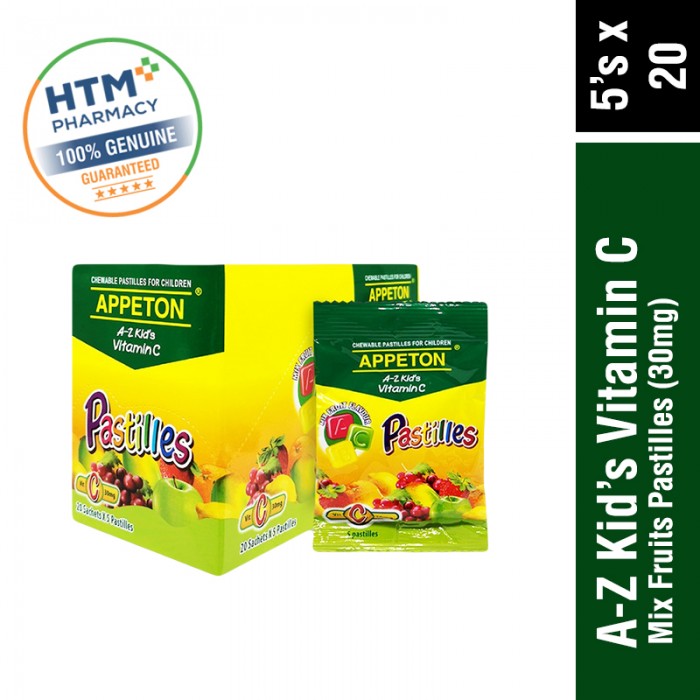 Appeton A-Z Kid'S Vitamin C 30MG Pastilles 20 x 5'S