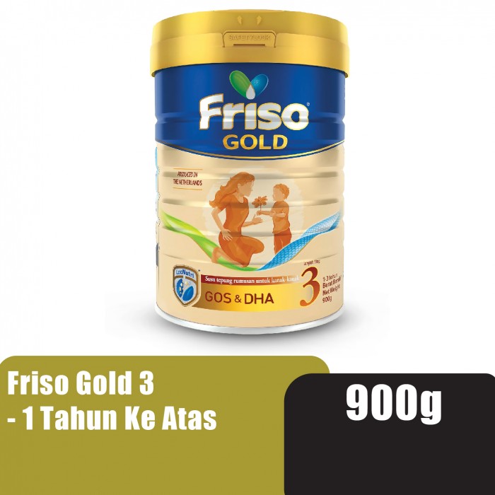 FRISO GOLD Step 3 (1-3 Years) Milk Formula 900g - Susu Tepung Junior / Junior Milk Powder 小孩奶粉