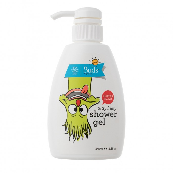 Buds Organics Tutty Fruity Scented Shower gel 350ml with Aloe vera- Hydrating& Soothing